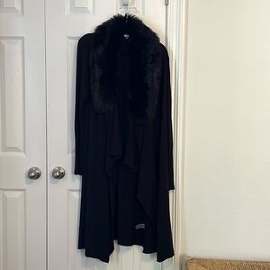 Sioni Faux Fur Cardigan
